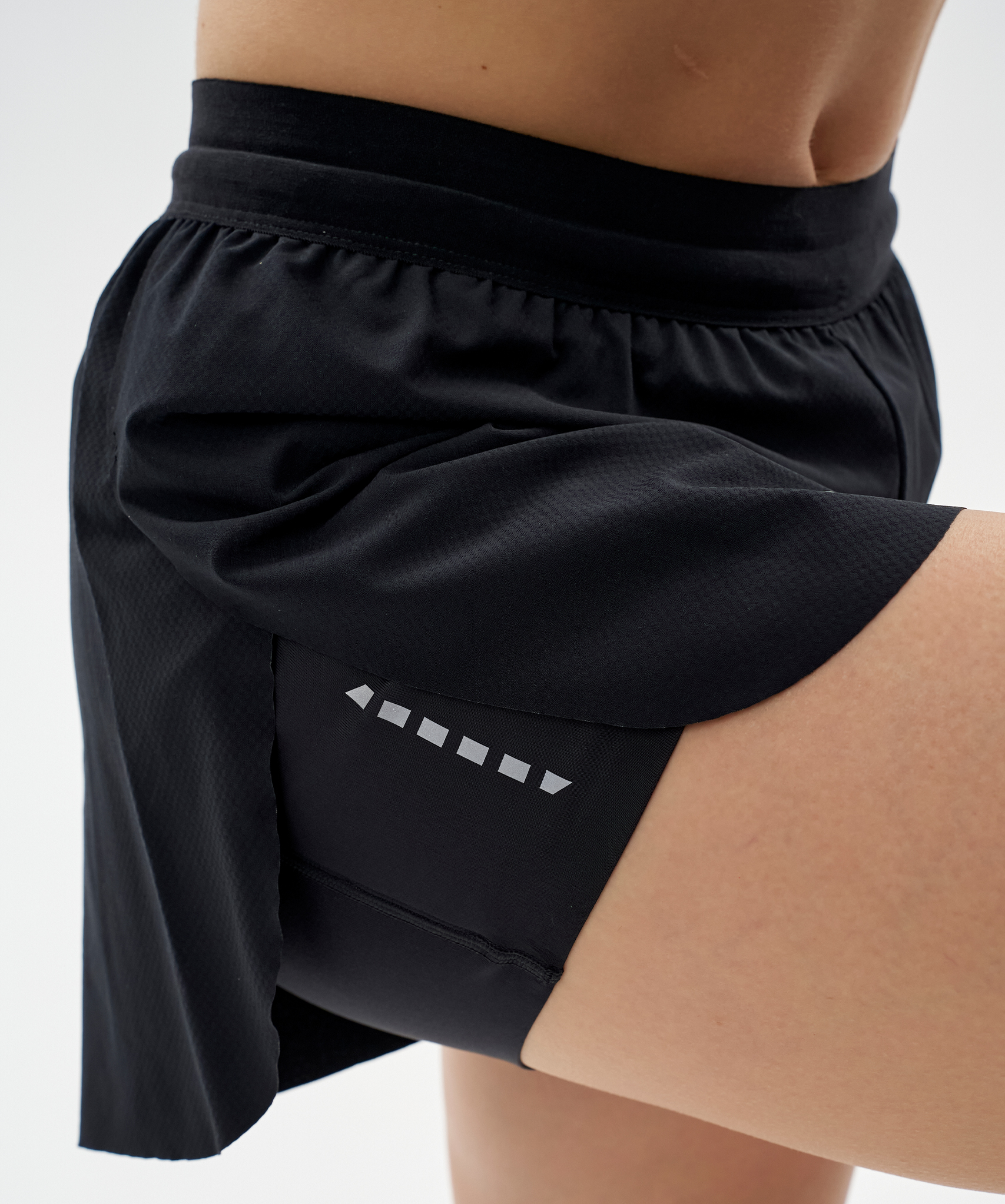 Шорты 2 в 1 Nordski Road Black W