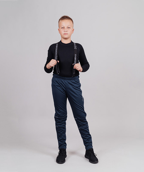 Разминочные брюки Nordski Jr. Premium Black