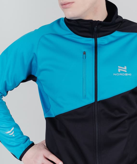 Разминочная куртка Nordski Premium Blue/Black