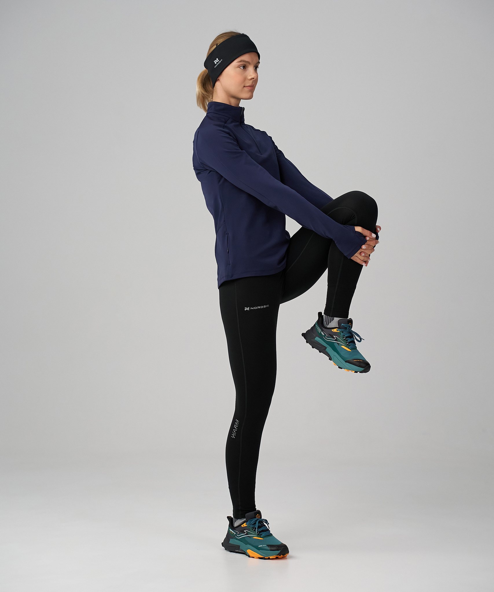 Лонгслив Nordski Winter Running Dark Blue W