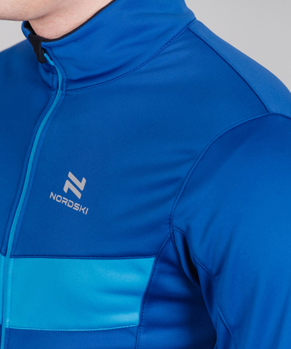 Разминочная куртка Nordski BASE True Blue/Blue