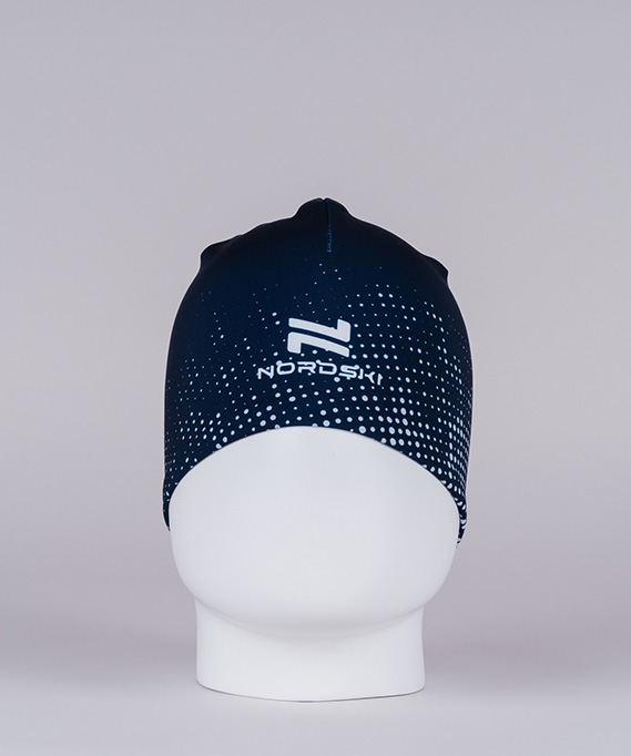 Гоночная шапка Nordski Pro Blue/Pearl Blue