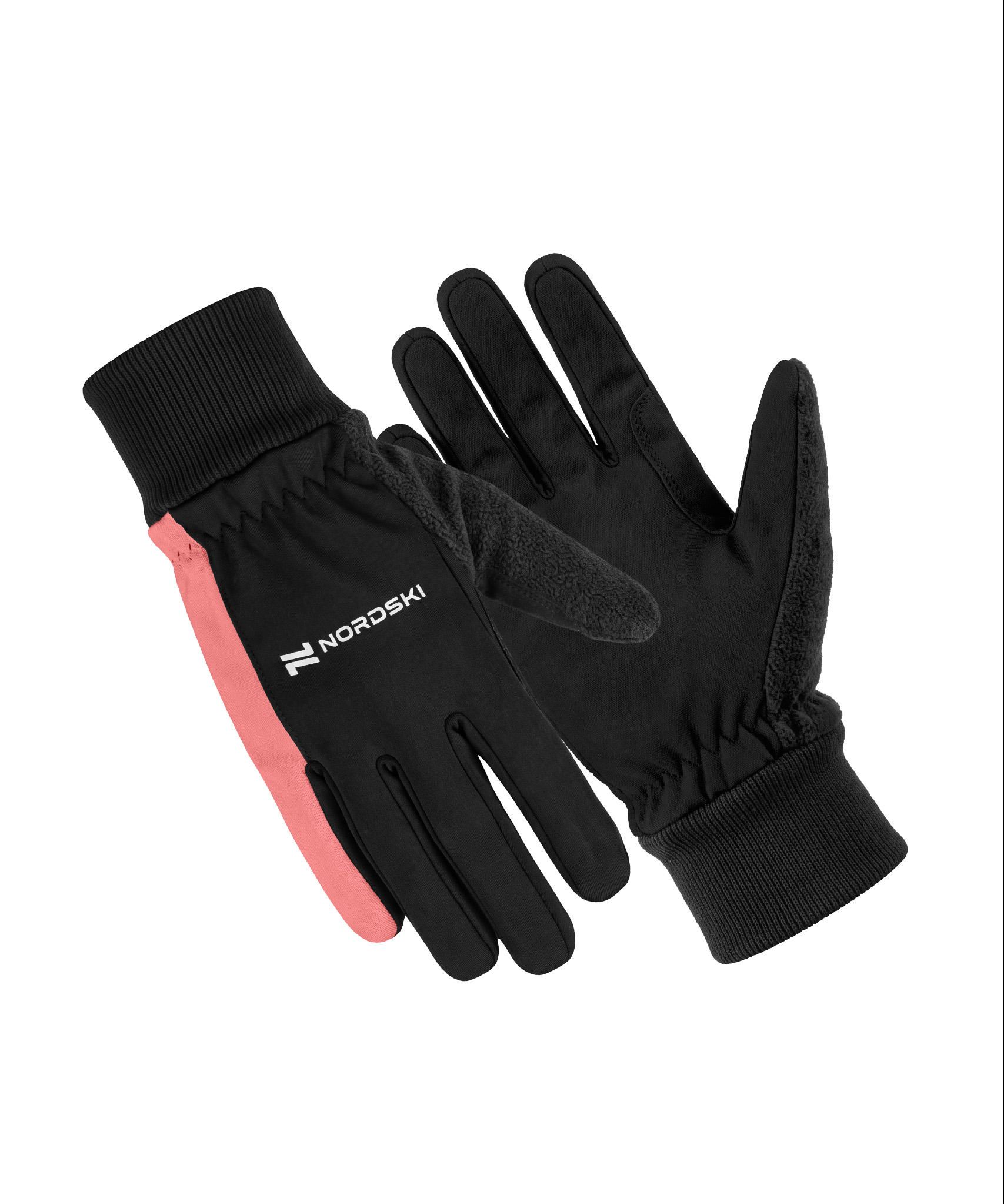 Перчатки Nordski Active Black/Coral WS