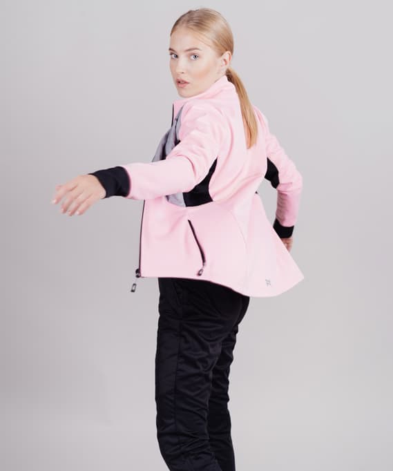 Куртка Nordski Hybrid Pro Candy Pink/Grey W