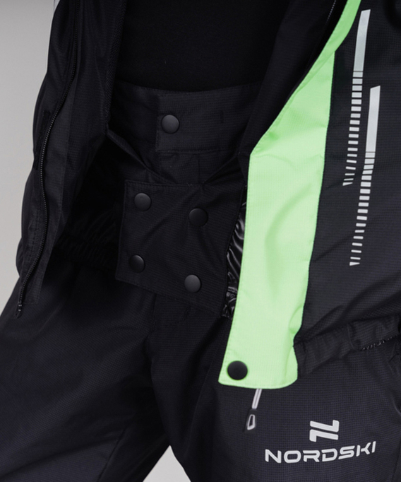 Горнолыжная куртка Nordski Extreme Black/Lime