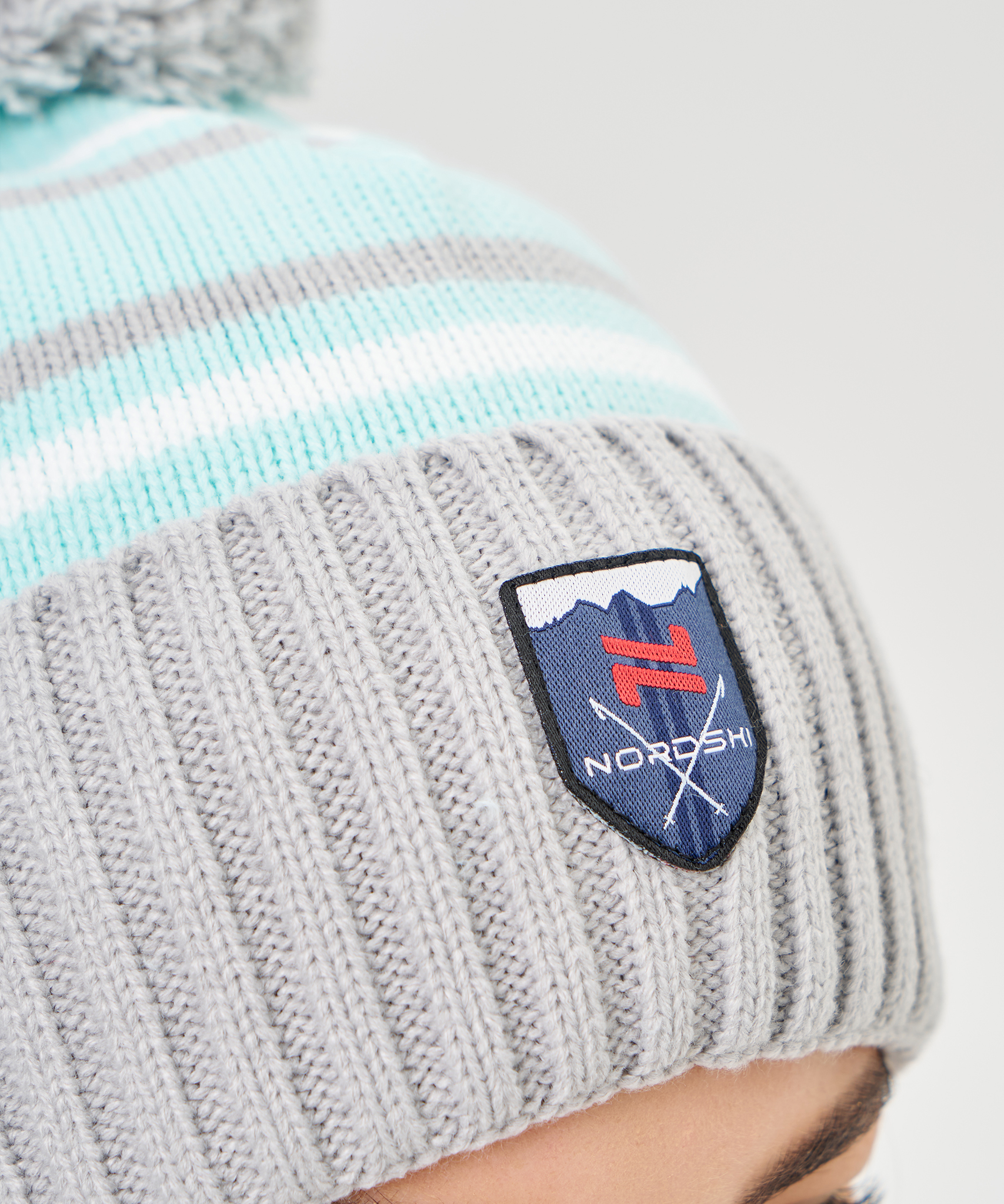 Шапка Nordski Severe Ice Water/White