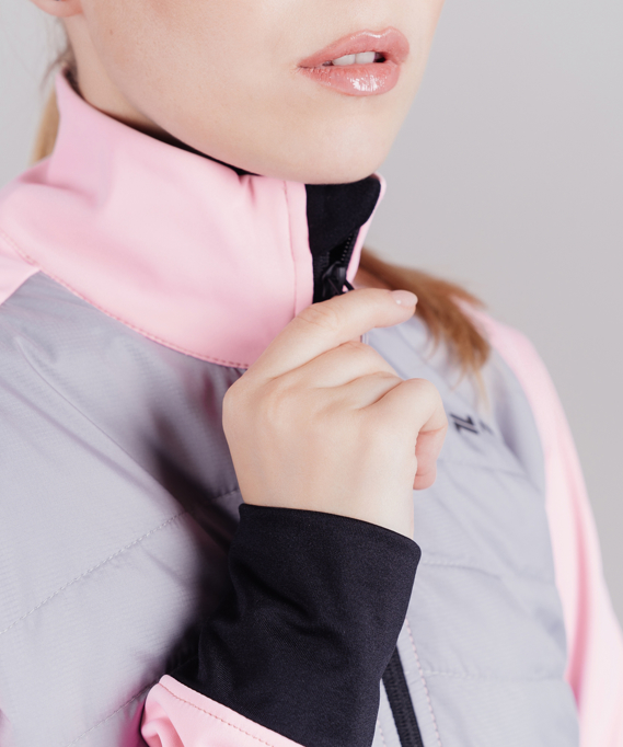 Куртка Nordski Hybrid Candy Pink/Grey W