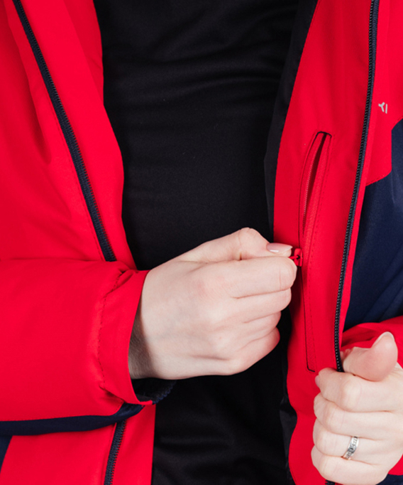 Утепленная куртка NORDSKI Base Red/Black Iris W