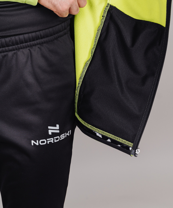 Разминочный костюм Nordski BASE Lime/Black