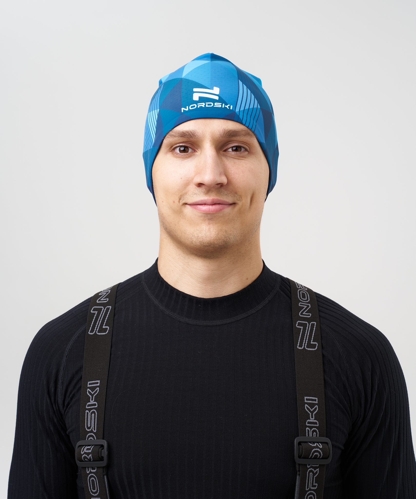 Гоночная шапка Nordski Race Bom Blue