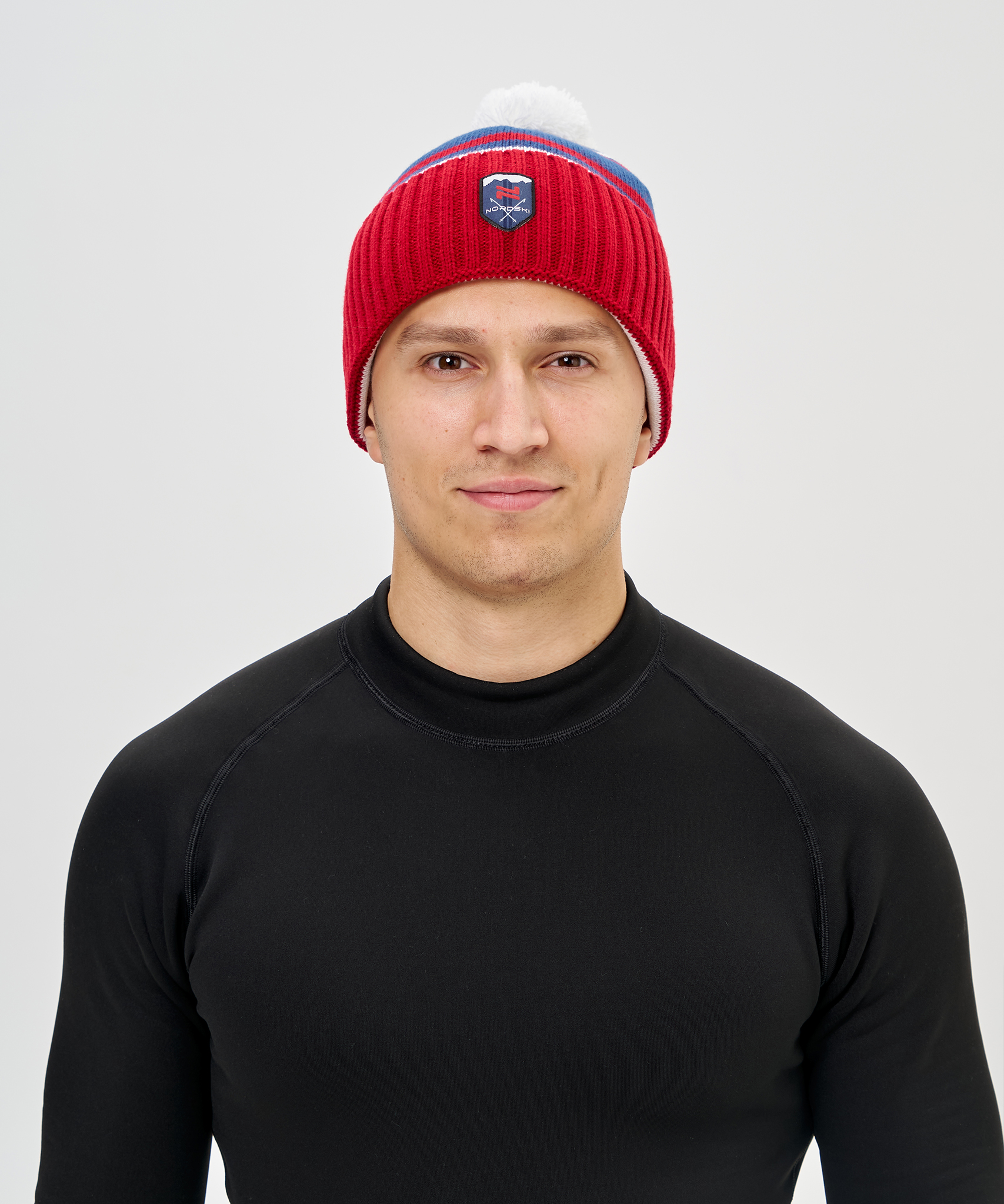 Шапка Nordski Severe Dark Blue/Grey