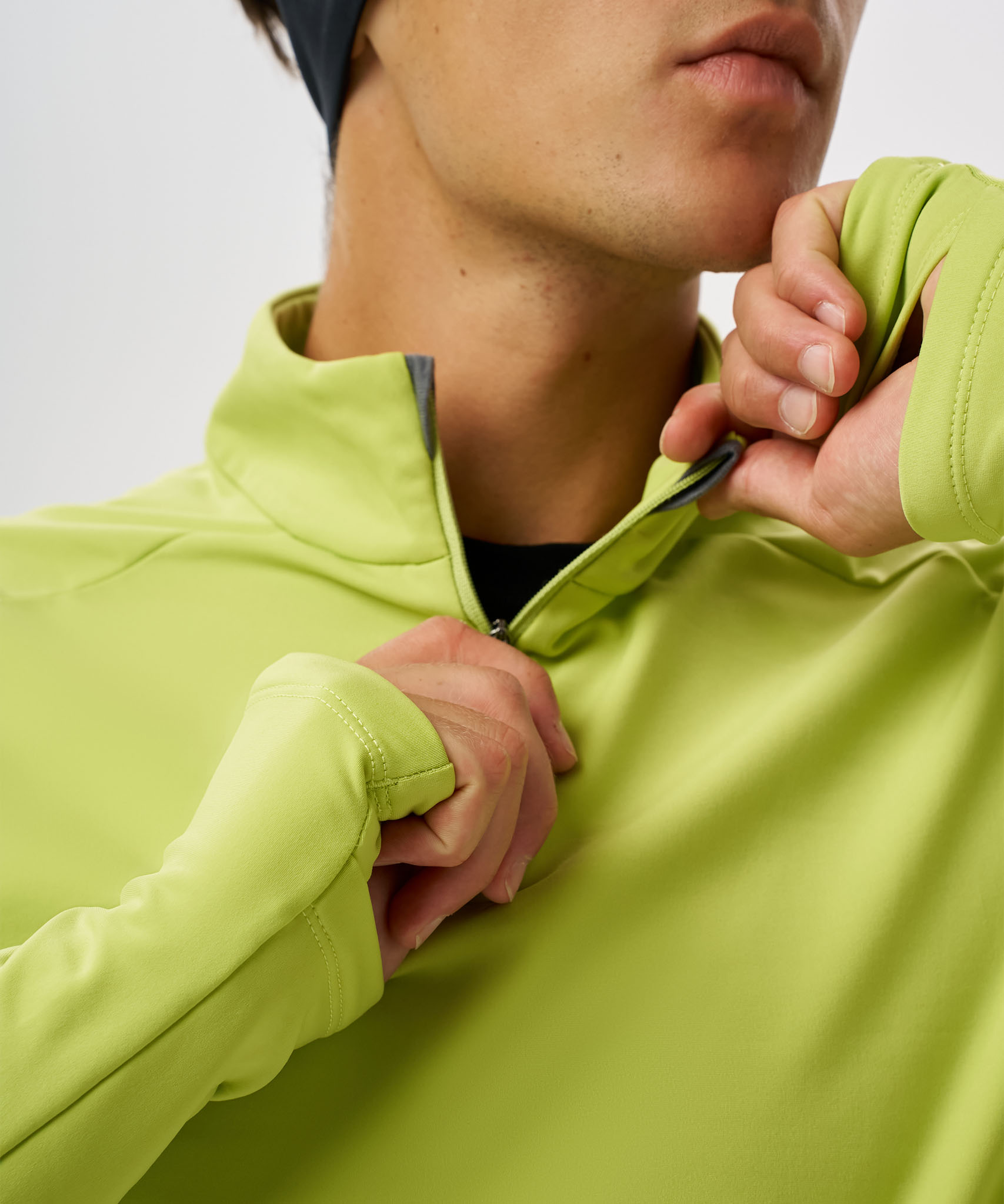 Лонгслив Nordski Winter Running Lime