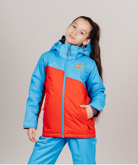 Утепленная куртка Nordski Kids Active True Blue/Red