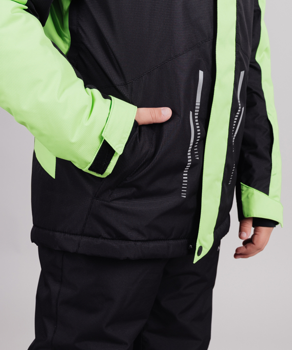 Горнолыжная куртка Nordski Jr. Extreme Black/Lime