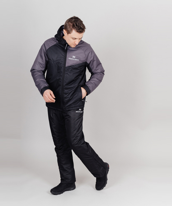 Утепленная куртка NORDSKI Premium-Sport Grey/Black