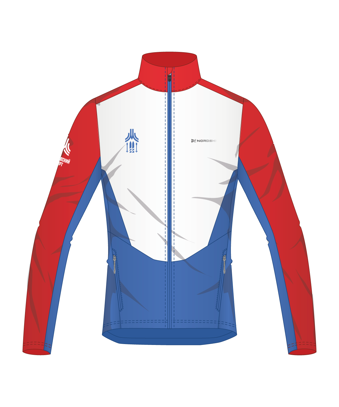 Тренировочная куртка Nordski Jr. Advance Patriot