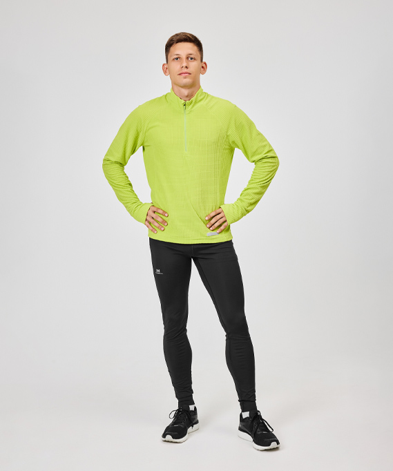 Лонгслив Nordski Pro Energy Lime Green