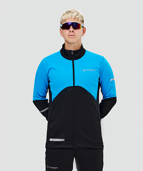 Тренировочная куртка Nordski Pro 2.0 Light Blue/Black