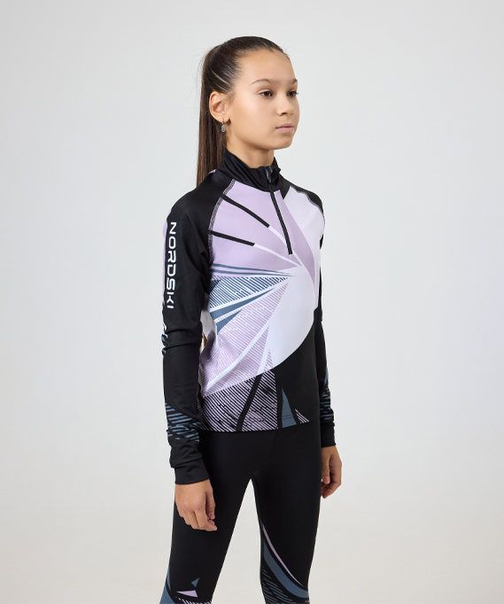 Гоночный костюм Nordski Jr. Heat Black/Lavender