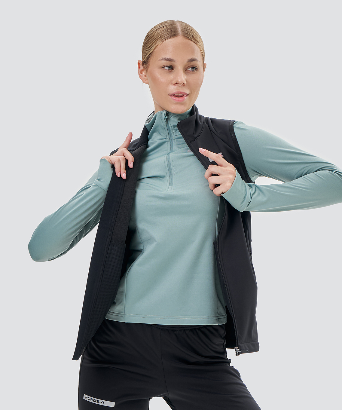 Жилет тренировочный Nordski Core Black W