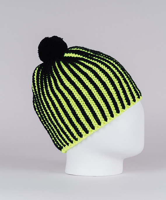 Вязанная шапка Nordski Wool Black/Green