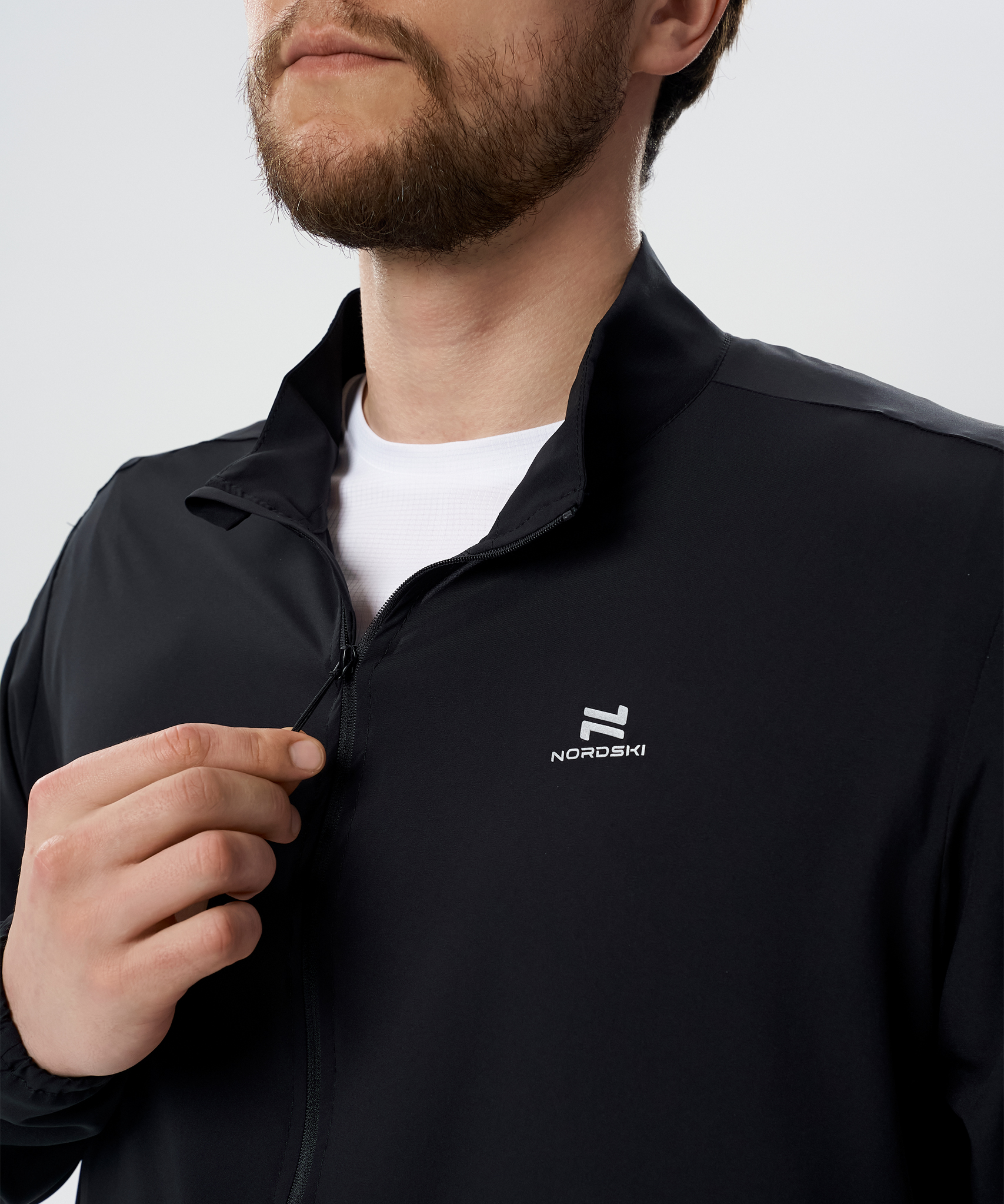 Ветровка беговая Nordski Light Cross Black