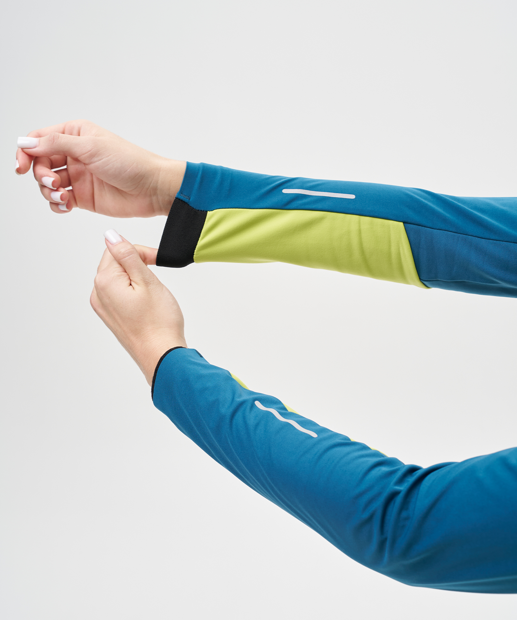 Тренировочная куртка Nordski Race Dark Jeans/Lime W