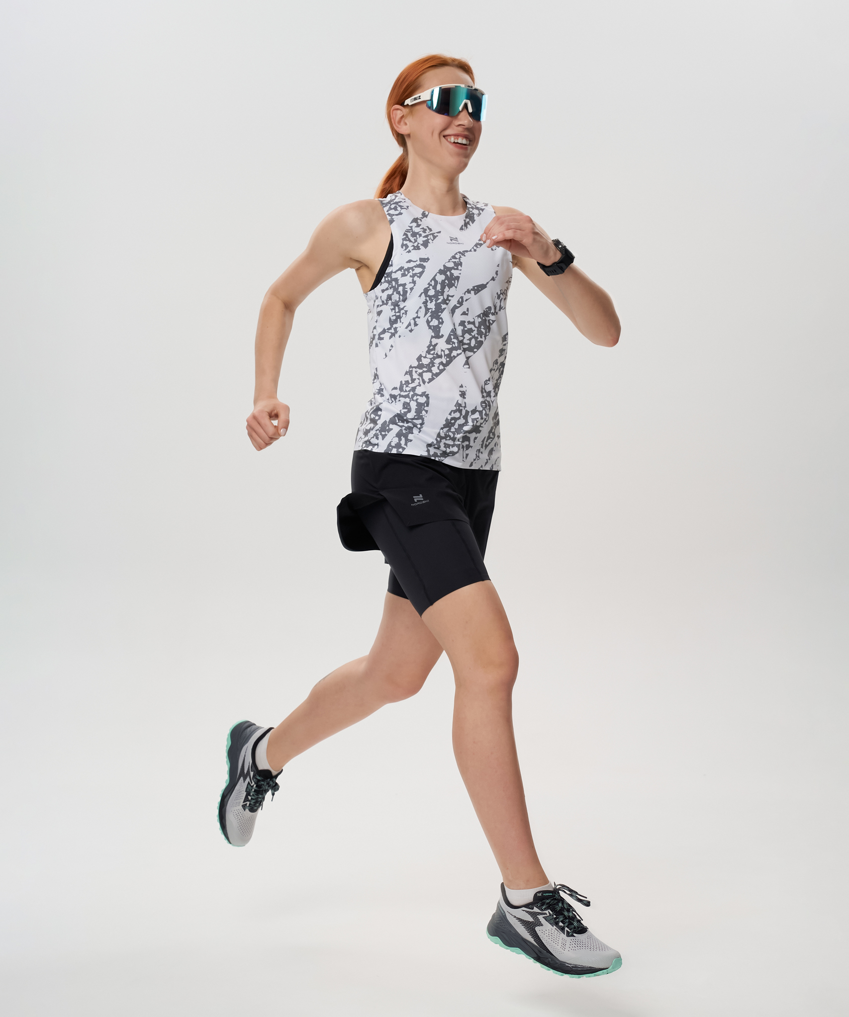 Шорты 2 в 1 Nordski Trail Black W