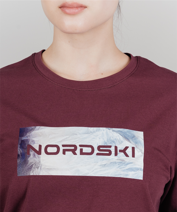 Футболка Nordski Simple Logo Coffee W