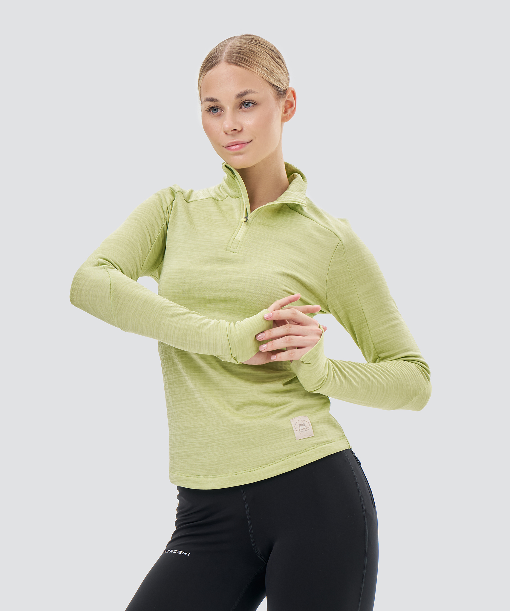 Лонгслив Nordski Impulse Cool Matcha W