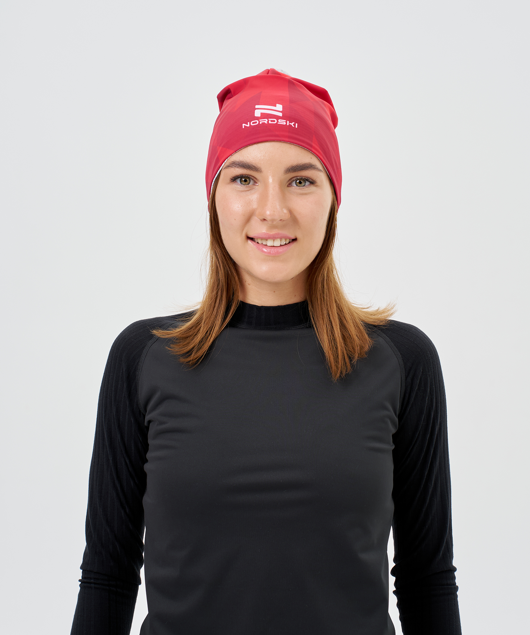 Гоночная шапка Nordski Race Bom Red