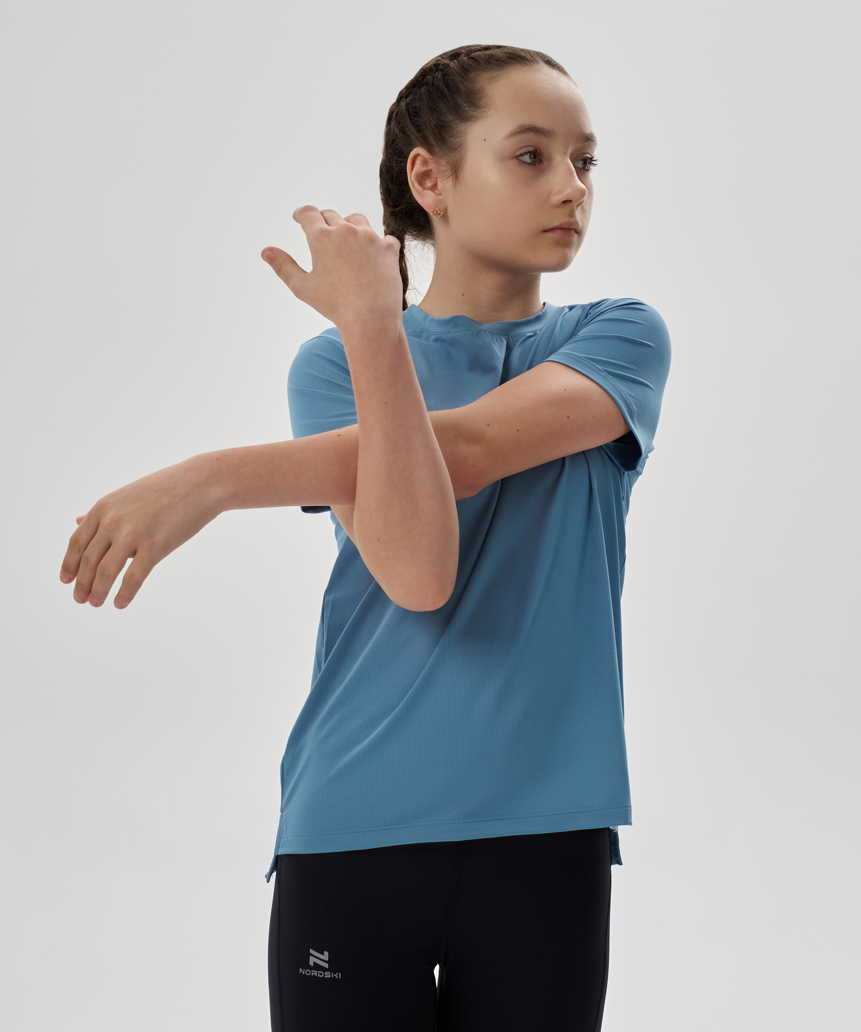 Футболка Nordski Jr. Run 2.0 Niagara