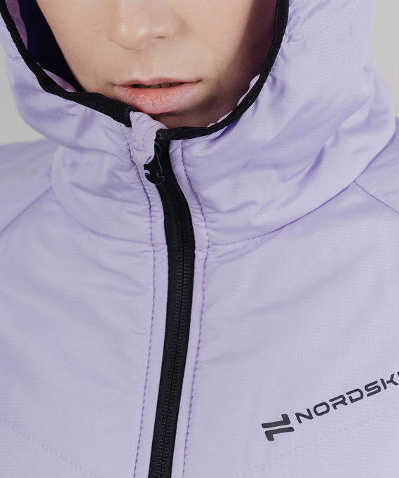 Куртка Nordski Hybrid Warm Lavender/Black W