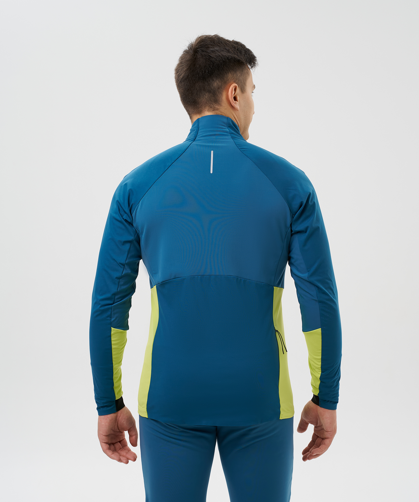 Тренировочная куртка Nordski Race Dark Jeans/Lime