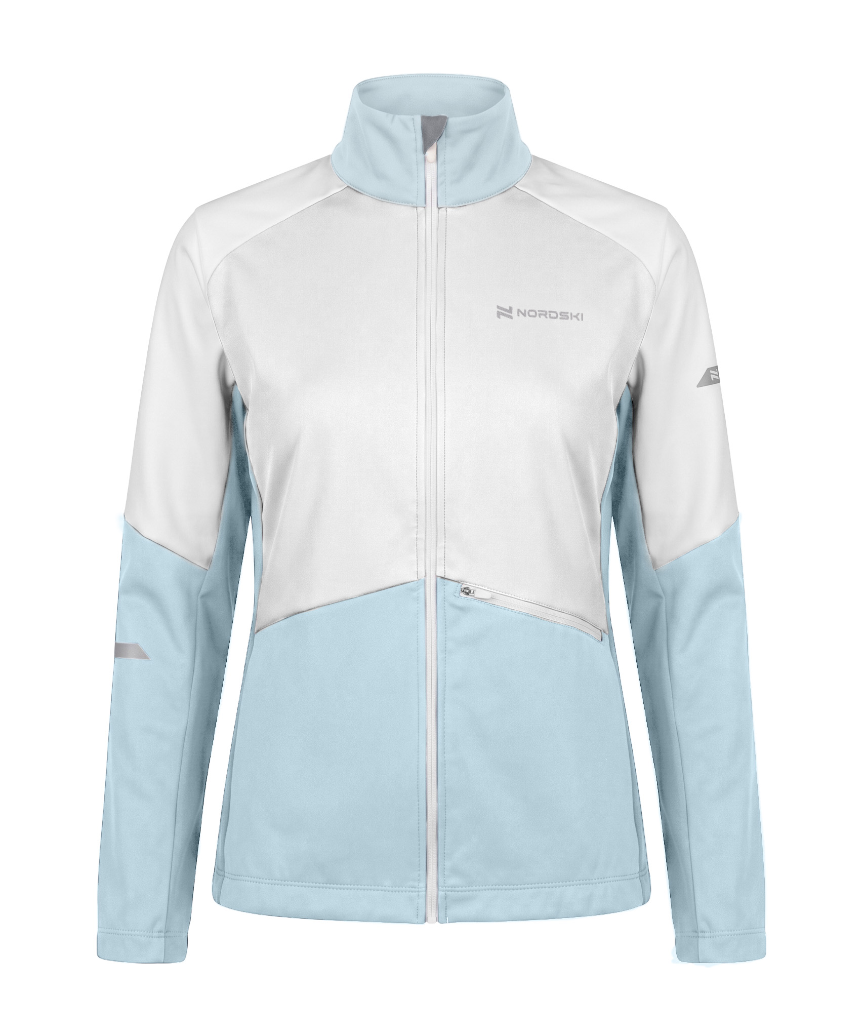 Тренировочная куртка Nordski Pro 2.0 White/Pearl Blue W